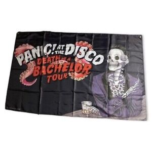 Panic At The Disco Home Decor Death Of A Bachelor Tour Tapestry Flag Banner